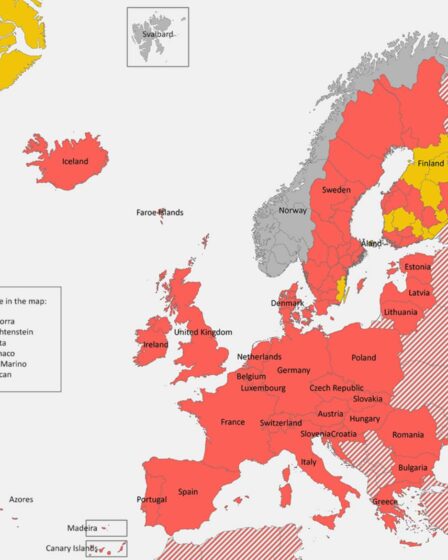 La Norvège étiquette toute la Suède en "rouge" sur une nouvelle carte de voyage 2 La Norvège étiquette toute la Suède en "rouge" sur une nouvelle carte de voyage - 1