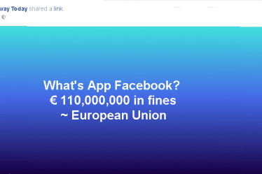 L'UE inflige à Facebook 1 milliard de NOK d'amende - 16