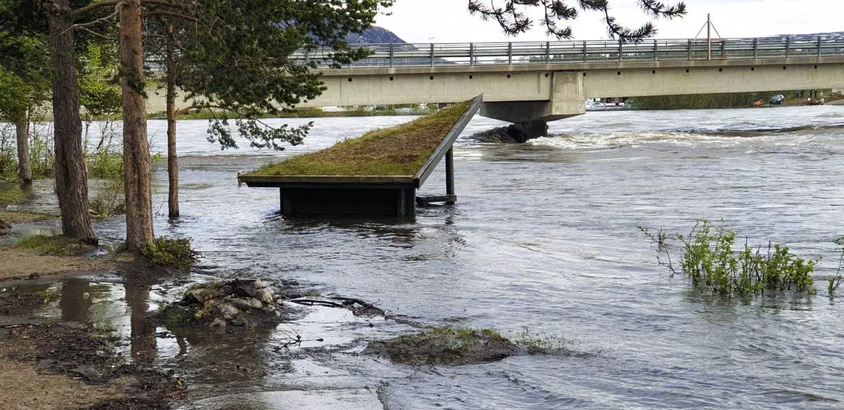 Alerte orange aux inondations émise pour certaines parties de Troms og Finnmark 4 Alerte orange aux inondations émise pour certaines parties de Troms og Finnmark - 3