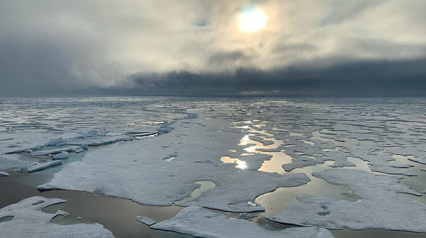 Les climatologues ont atteint le pôle Nord à bord d'un brise-glace 4 Les climatologues ont atteint le pôle Nord à bord d'un brise-glace - 3