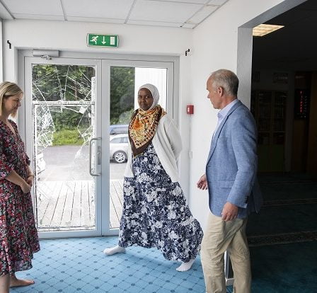 Mæland et Sanner visitent le mémorial du 10 août 17 Mæland et Sanner visitent le mémorial du 10 août - 16
