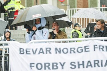 Un groupe anti-islamisation organise une manifestation à Hamar, 150 contre-manifestants apparaissent - 20