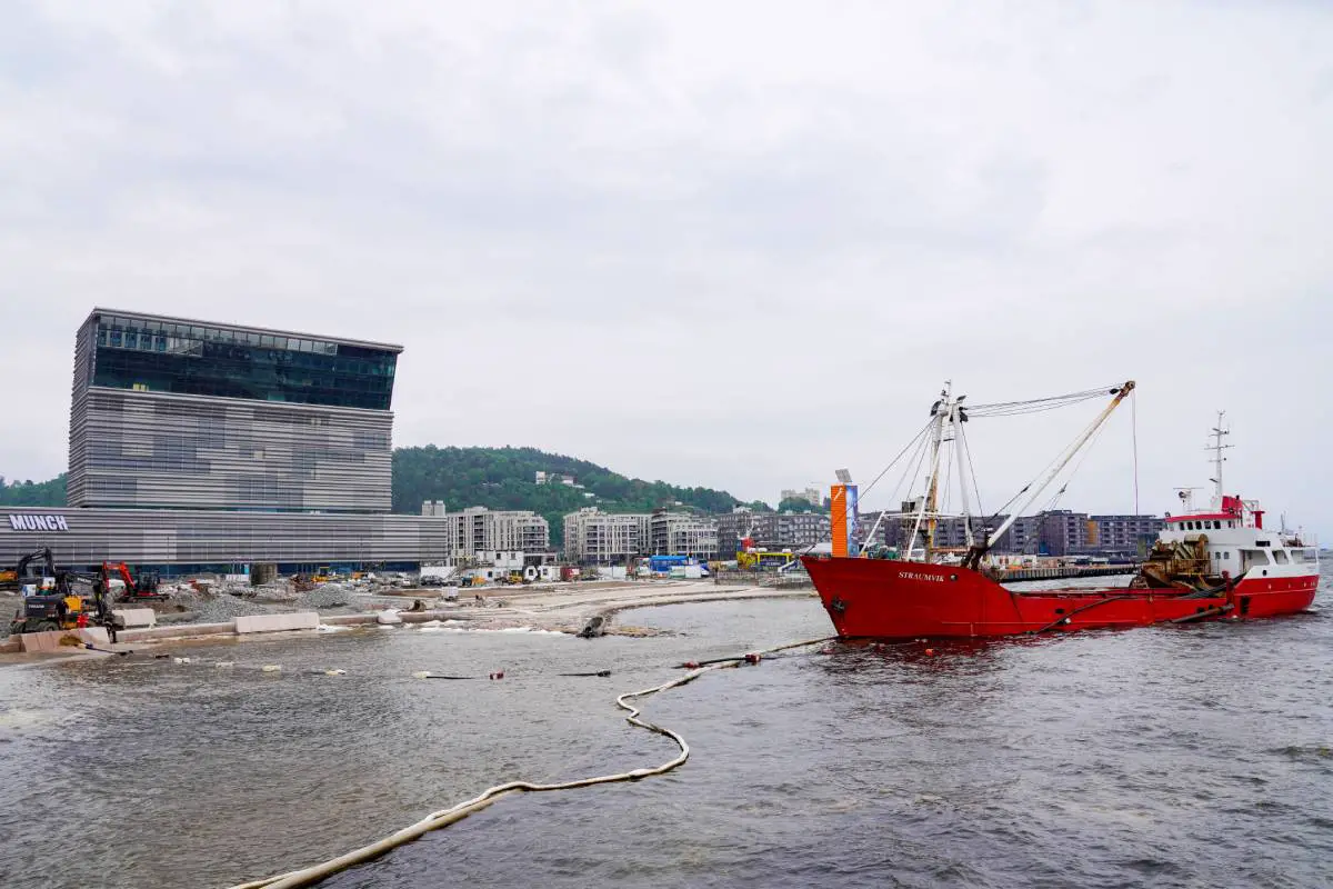 PHOTO : l'Opéra d'Oslo va avoir sa propre plage de sable - 7