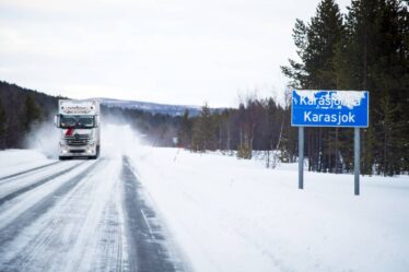 De nouvelles règles pour les pneus hiver pour poids lourds en Norvège entrent en vigueur ce dimanche. Voici la mise à jour - 16