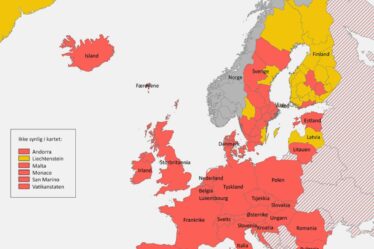 C'est officiel : la Norvège déclare "rouge" toute l'Europe en dehors de la région nordique - 20