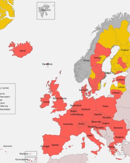 Institut de la santé: la Norvège devrait mettre toute l'Europe en dehors de la région nordique sur la liste "rouge" 2 Institut de la santé: la Norvège devrait mettre toute l'Europe en dehors de la région nordique sur la liste "rouge" - 1