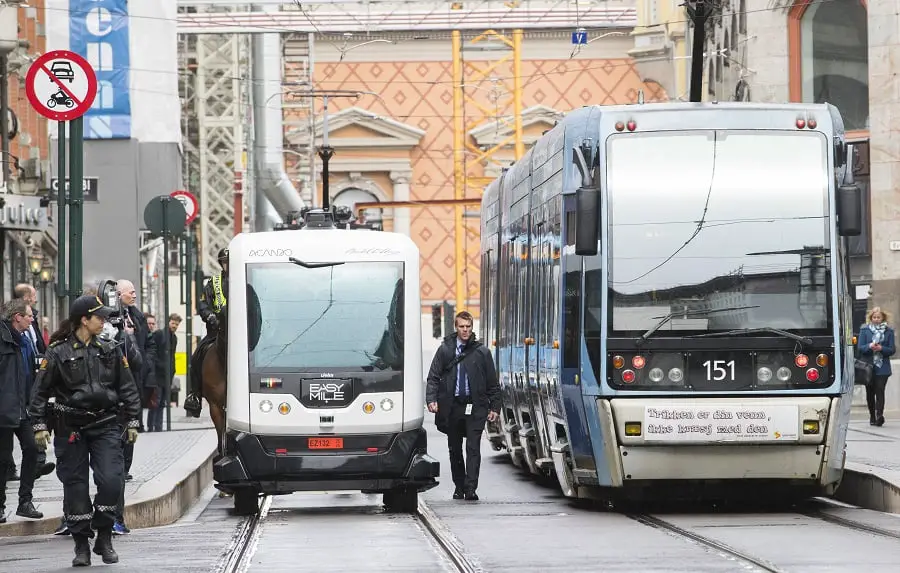 Autobus sans chauffeur en route pour Oslo 4 Autobus sans chauffeur en route pour Oslo - 3