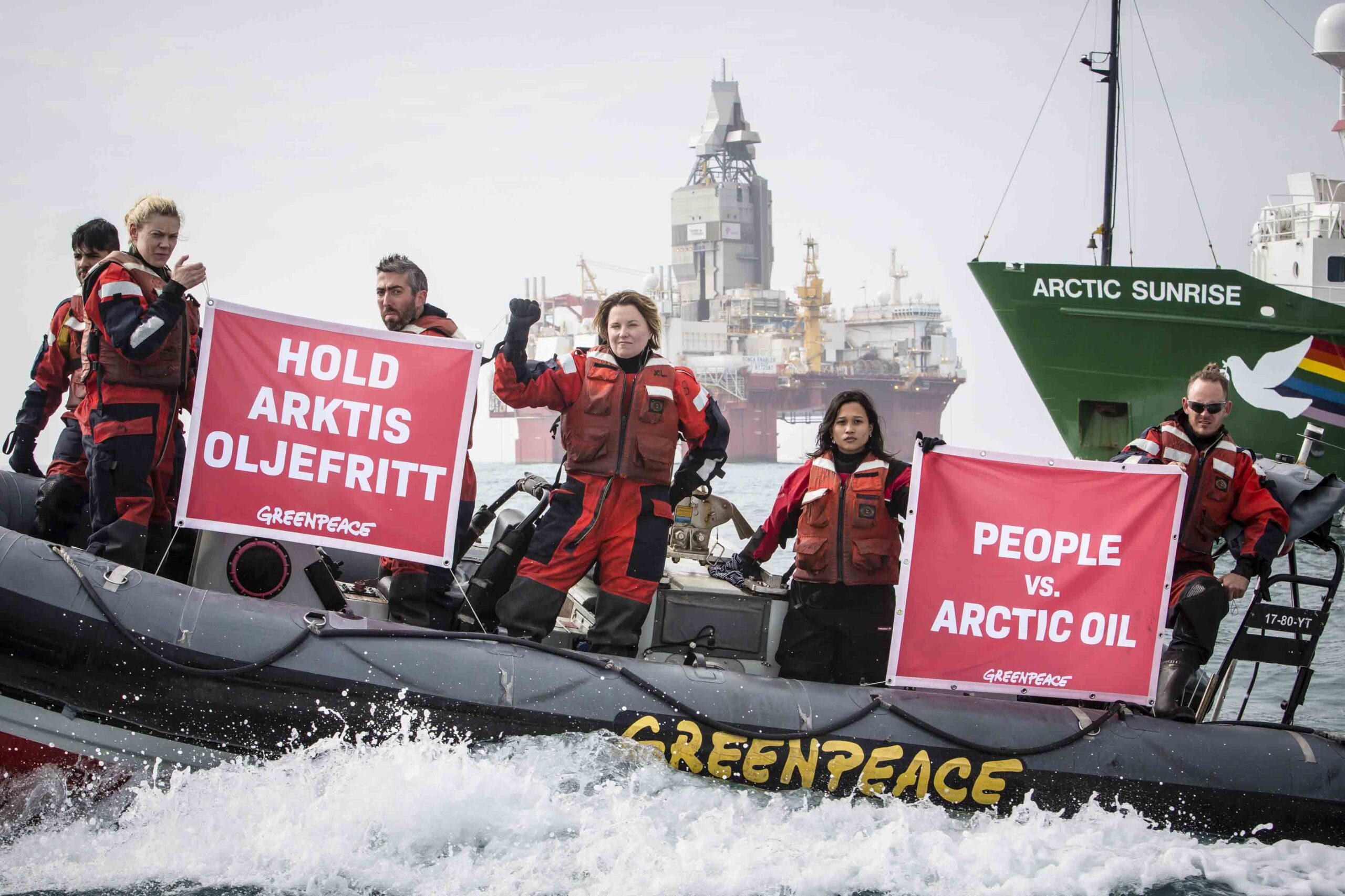 Greenpeace : Peut-être que nous arrêterons nous-mêmes le forage pétrolier. 4 Greenpeace : Peut-être que nous arrêterons nous-mêmes le forage pétrolier. - 3