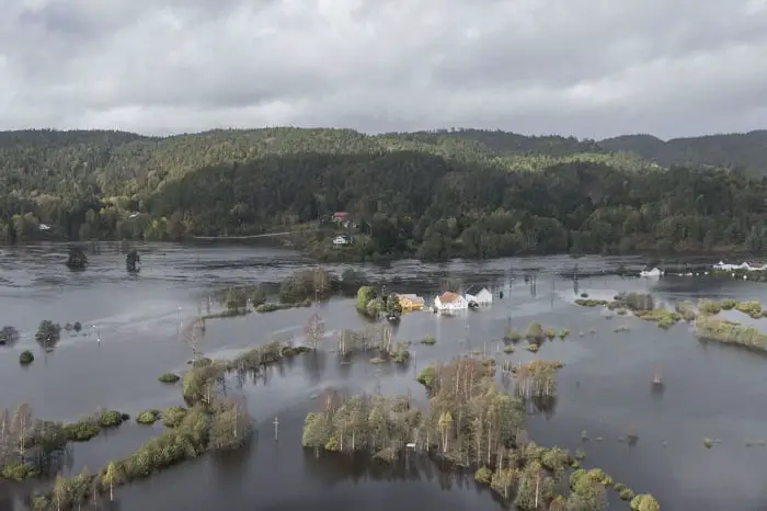 Plus de précipitations attendues alors que les inondations causent un demi-milliard de dégâts dans le sud de la Norvège 4 Plus de précipitations attendues alors que les inondations causent un demi-milliard de dégâts dans le sud de la Norvège - 3