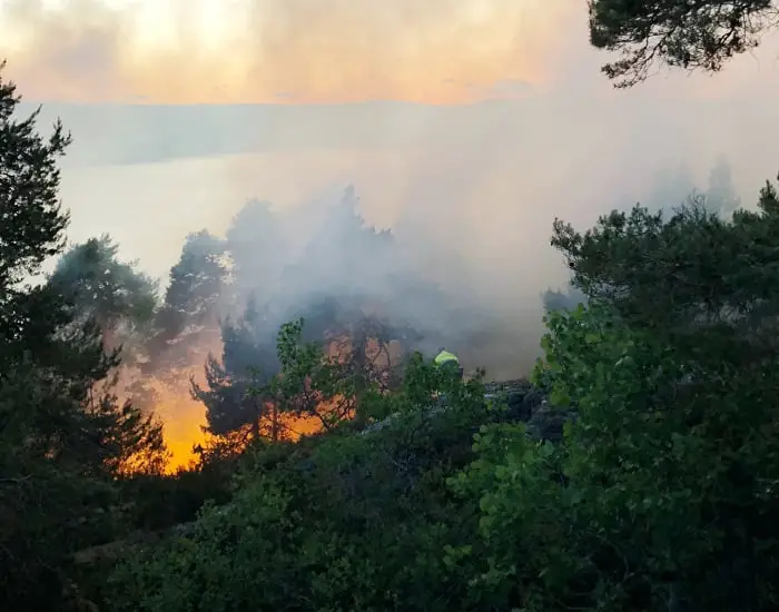 Samedi chargé pour les pompiers Østafjells 4 Samedi chargé pour les pompiers Østafjells - 3