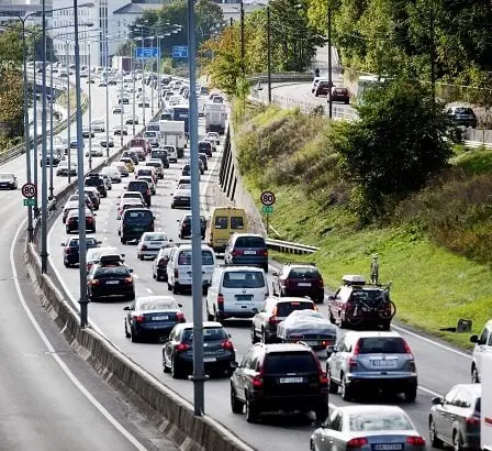 Baisse importante du trafic autour d'Oslo 17 Baisse importante du trafic autour d'Oslo - 16