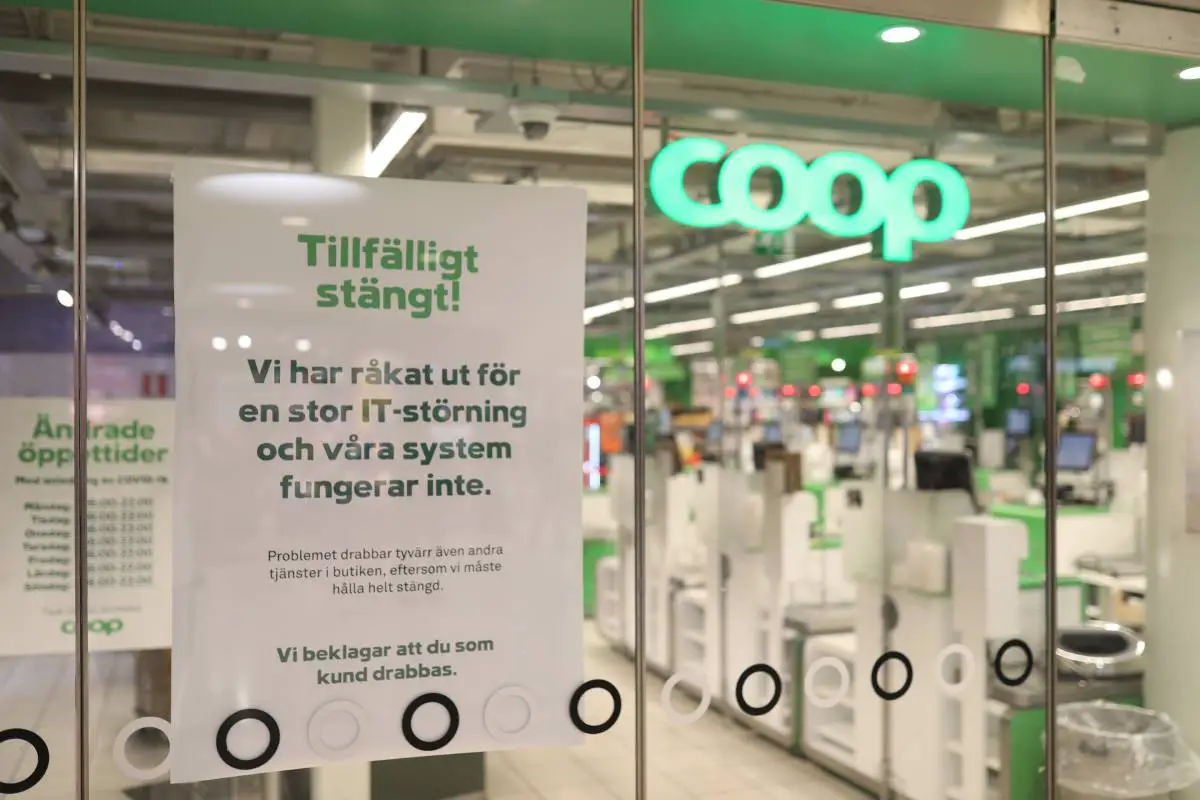 Tous les magasins Coop en Suède sont à nouveau ouverts après une attaque de données majeure - 3