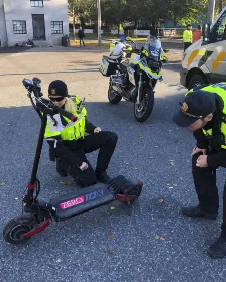 Un homme ivre sur un scooter électrique s'est arrêté sur l'E6 à Trondheim 33 Un homme ivre sur un scooter électrique s'est arrêté sur l'E6 à Trondheim - 32