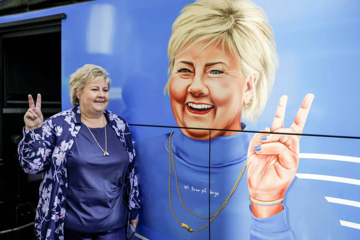 PHOTO : Erna Solberg entame son premier voyage de campagne électorale de l'année 4 PHOTO : Erna Solberg entame son premier voyage de campagne électorale de l'année - 3