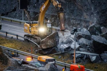 Glissement de terrain et éboulement proche E16 à Vang à Valdres - 20