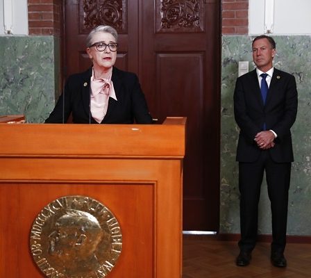 L'annonce du comité Nobel 2 L'annonce du comité Nobel - 1