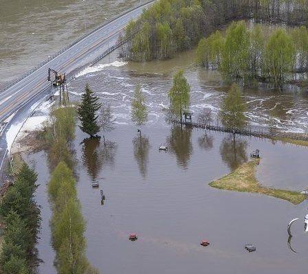 La Norvège orientale échappera probablement aux pires inondations - 16