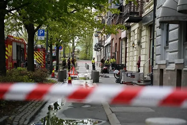 Plusieurs sous-sols inondés au centre-ville d'Oslo 4 Plusieurs sous-sols inondés au centre-ville d'Oslo - 3