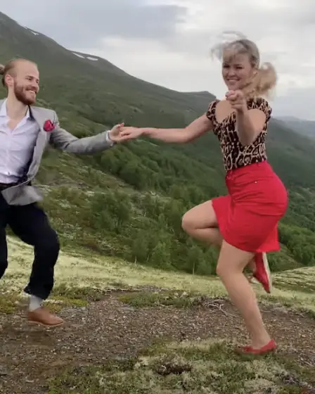 VIDÉOS : des champions du monde de danse offrent un spectacle spectaculaire dans les montagnes norvégiennes - 13