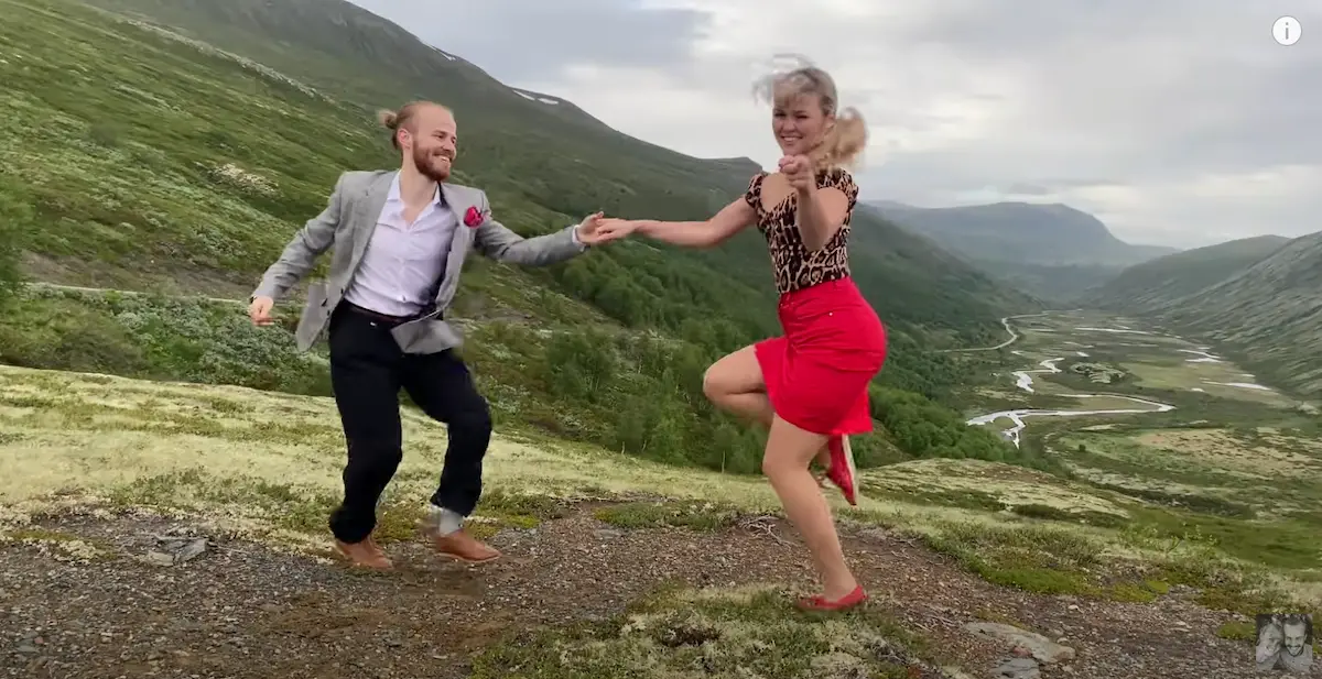 VIDÉOS : des champions du monde de danse offrent un spectacle spectaculaire dans les montagnes norvégiennes - 3