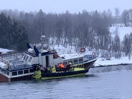 Six touristes aux urgences depuis un bateau échoué à Tromsø - 16