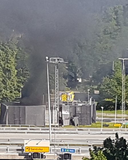Une station d'hydrogène en feu après une explosion 10 Une station d'hydrogène en feu après une explosion - 9