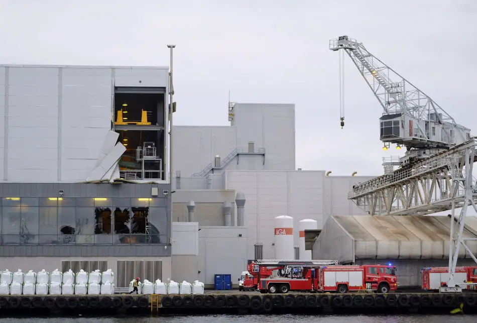 Explosion à Elkem à Kristiansand 4 Explosion à Elkem à Kristiansand - 3