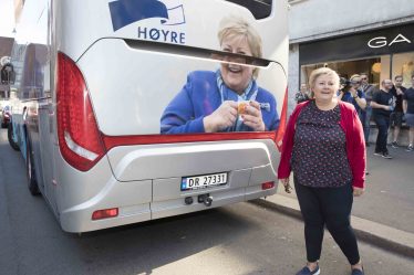 Erna Solberg vole quelques jours en campagne électorale - 16