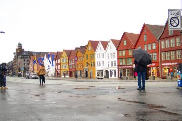 Torget à Bergen : 50 % de piétons en moins enregistrés cet été - 16
