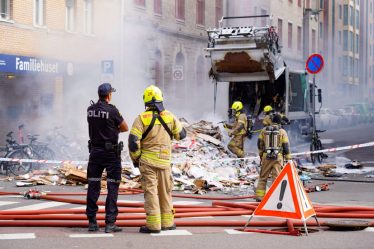 PHOTO : Incendie sous contrôle dans un camion poubelle à essence à Oslo, selon la police - 20
