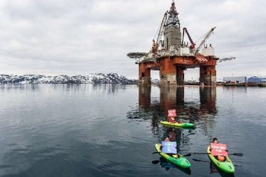 Greenpeace en action contre la plate-forme pétrolière à Hammerfest - 20