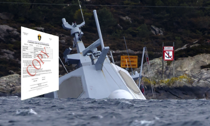 DNV a approuvé KNM «Helge Ingstad» l'année dernière 4 DNV a approuvé KNM «Helge Ingstad» l'année dernière - 3