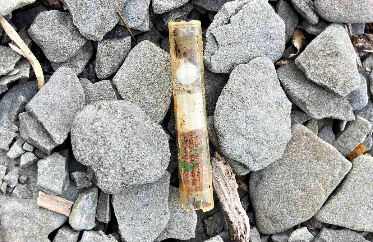 PHOTO : Ampoule toxique de la Seconde Guerre mondiale retrouvée à Jesusbukta à Horten - 3