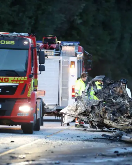 PHOTO : Trois personnes meurent dans un accident de la circulation à Flå 8 PHOTO : Trois personnes meurent dans un accident de la circulation à Flå - 7