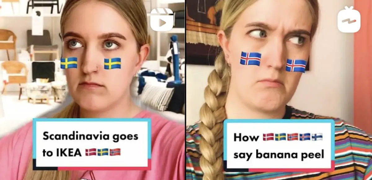 La créatrice danoise de TikTok, Kelly Louise Killjoy, fait rire des millions de personnes avec des vidéos sur les pays nordiques - 3