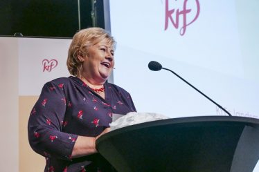 Solberg remercie Kristelig Folkeparti (KrF) d'être toujours au gouvernement - 16