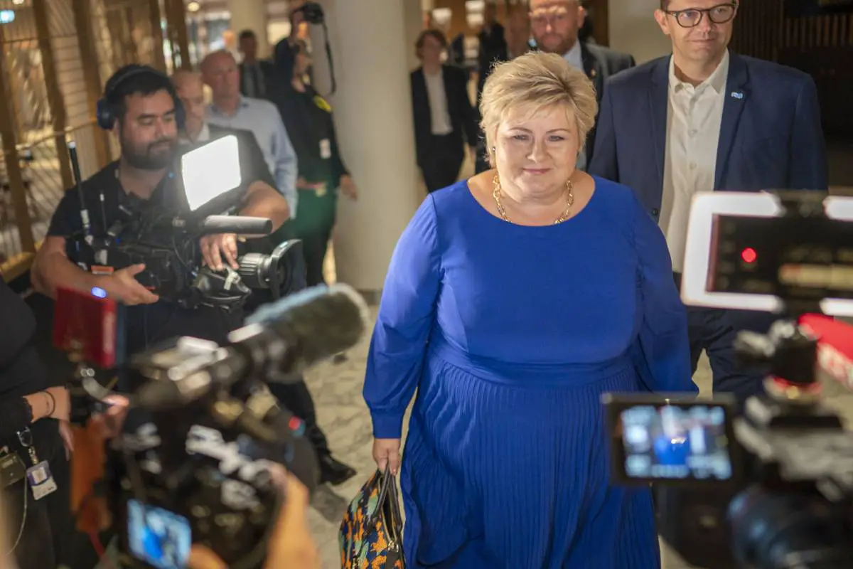 Erna Solberg : je félicite Jonas Gahr Støre pour ce qui semble être une majorité claire 4 Erna Solberg : je félicite Jonas Gahr Støre pour ce qui semble être une majorité claire - 3