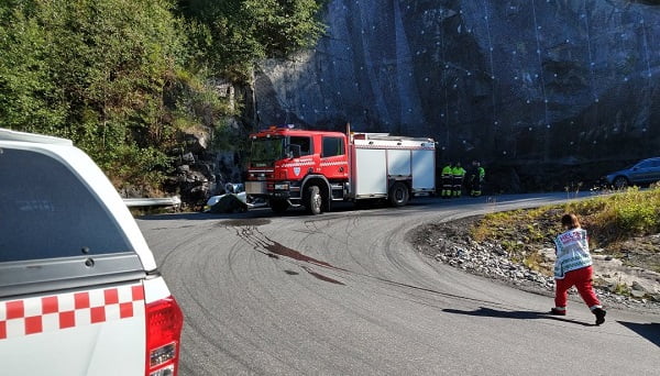 Cinq morts dans un accident de la circulation à Rjukan 4 Cinq morts dans un accident de la circulation à Rjukan - 3