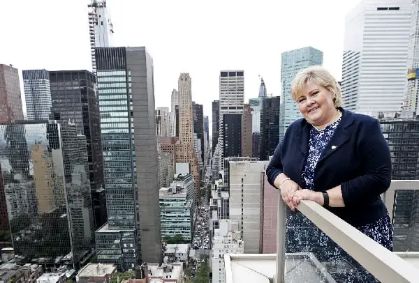 Erna Solberg honorée pour son travail international 4 Erna Solberg honorée pour son travail international - 3