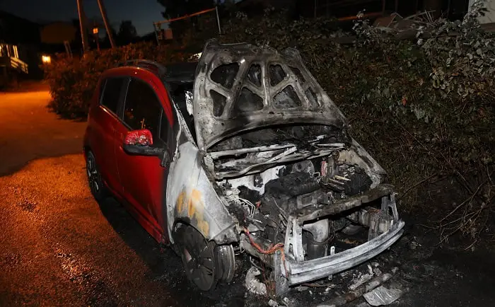 Quatre incendies de voiture à Godlia à Oslo 4 Quatre incendies de voiture à Godlia à Oslo - 3