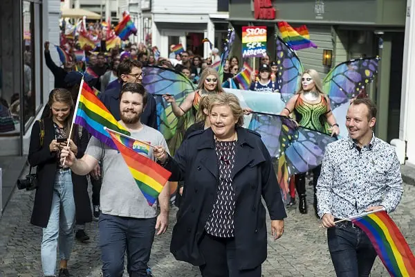 Solberg a célébré la gay pride à Stavanger 4 Solberg a célébré la gay pride à Stavanger - 3