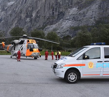Un homme est mort après être tombé à 100 mètres de Trollveggen 5 Un homme est mort après être tombé à 100 mètres de Trollveggen - 4
