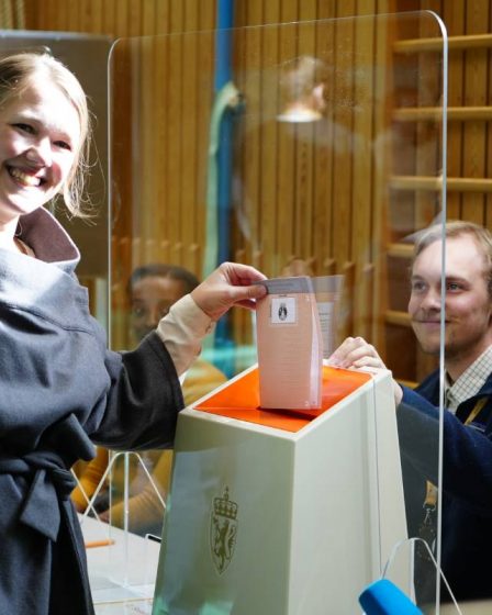 PHOTO : Une Bastholm a voté dans une école d'Oslo - 22