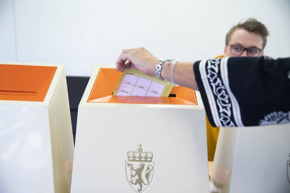 Mise à jour sur les élections : jeudi, 765 366 Norvégiens ont voté par anticipation - 3