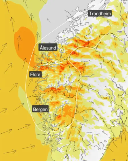 Basses pressions prévues pour l'ouest de la Norvège 19 Basses pressions prévues pour l'ouest de la Norvège - 18