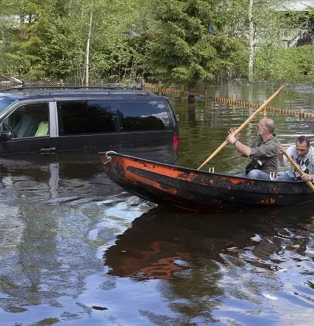 Avertissements d'inondation orange pour l'est de la Norvège 2 Avertissements d'inondation orange pour l'est de la Norvège - 1
