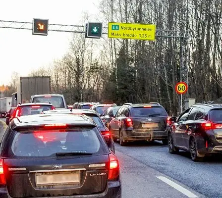 Lundi, les files d'attente commencent au Nordbytunnel 24 Lundi, les files d'attente commencent au Nordbytunnel - 23