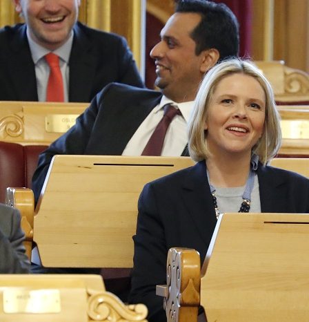 Sylvi Listhaug interviendra à Drammen le 1er mai 20 Sylvi Listhaug interviendra à Drammen le 1er mai - 19