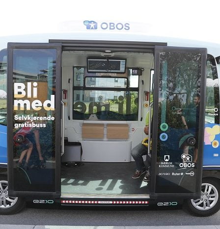 Le bus autonome est testé à Fornebu - 7