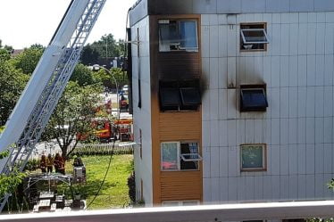 Quatre appartements endommagés dans un incendie de bloc à Oslo - 20